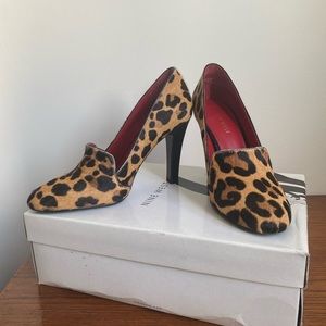 Nine West Leopard Print Heels